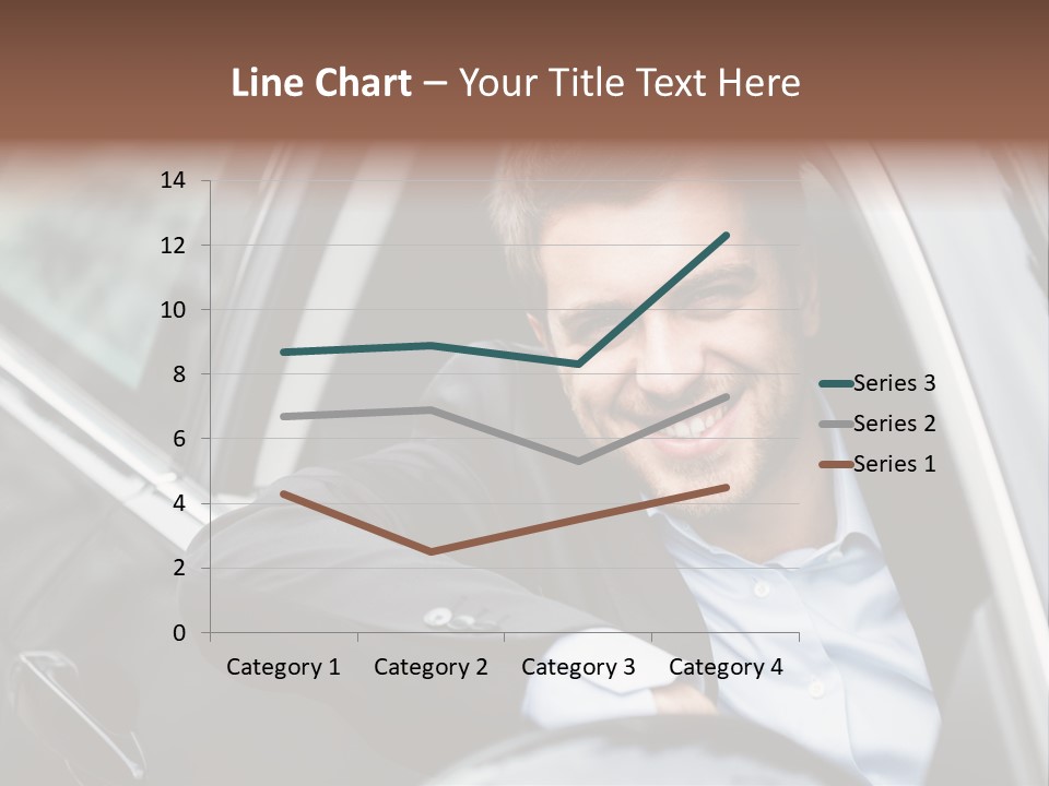 Sell Happy Businessman PowerPoint Template