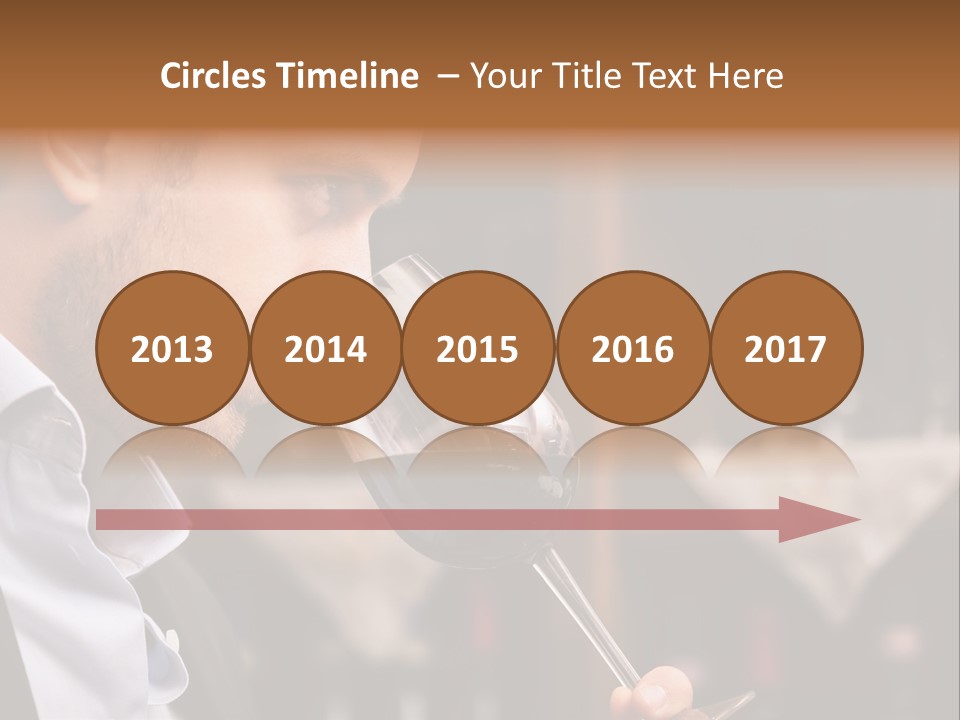 A Man Drinking A Glass Of Red Wine PowerPoint Template