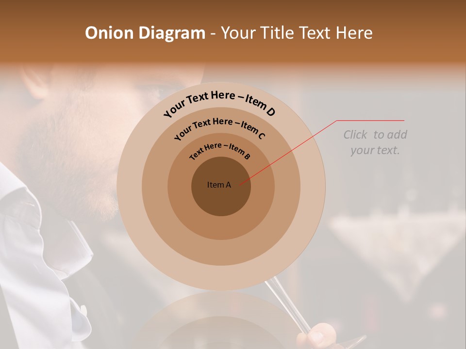 A Man Drinking A Glass Of Red Wine PowerPoint Template