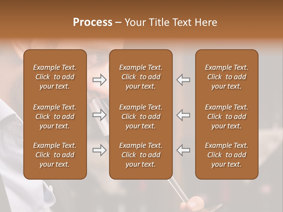 A Man Drinking A Glass Of Red Wine PowerPoint Template