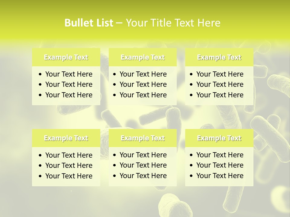 Organism Life Microbiology PowerPoint Template