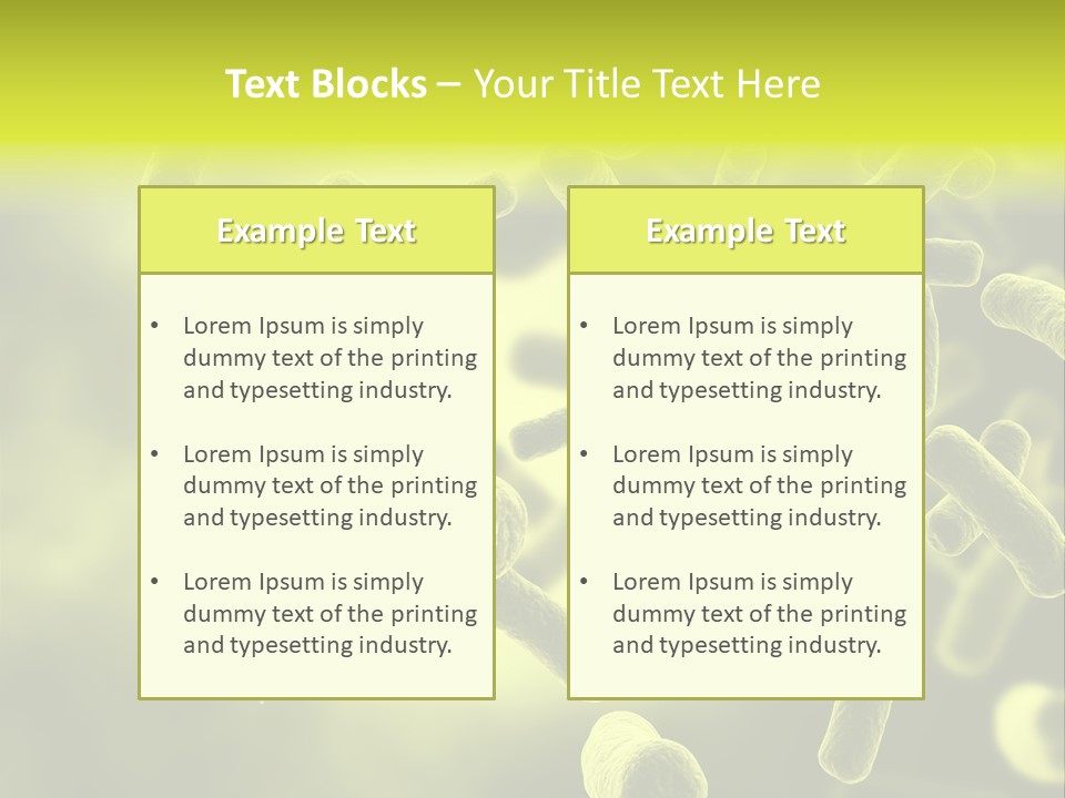Organism Life Microbiology PowerPoint Template