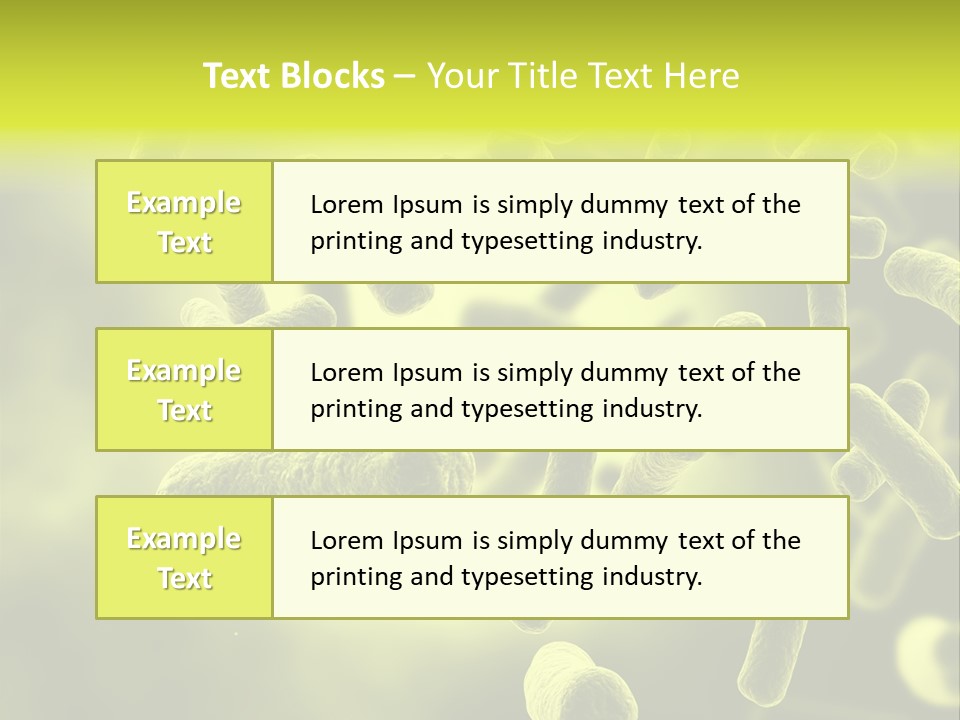 Organism Life Microbiology PowerPoint Template