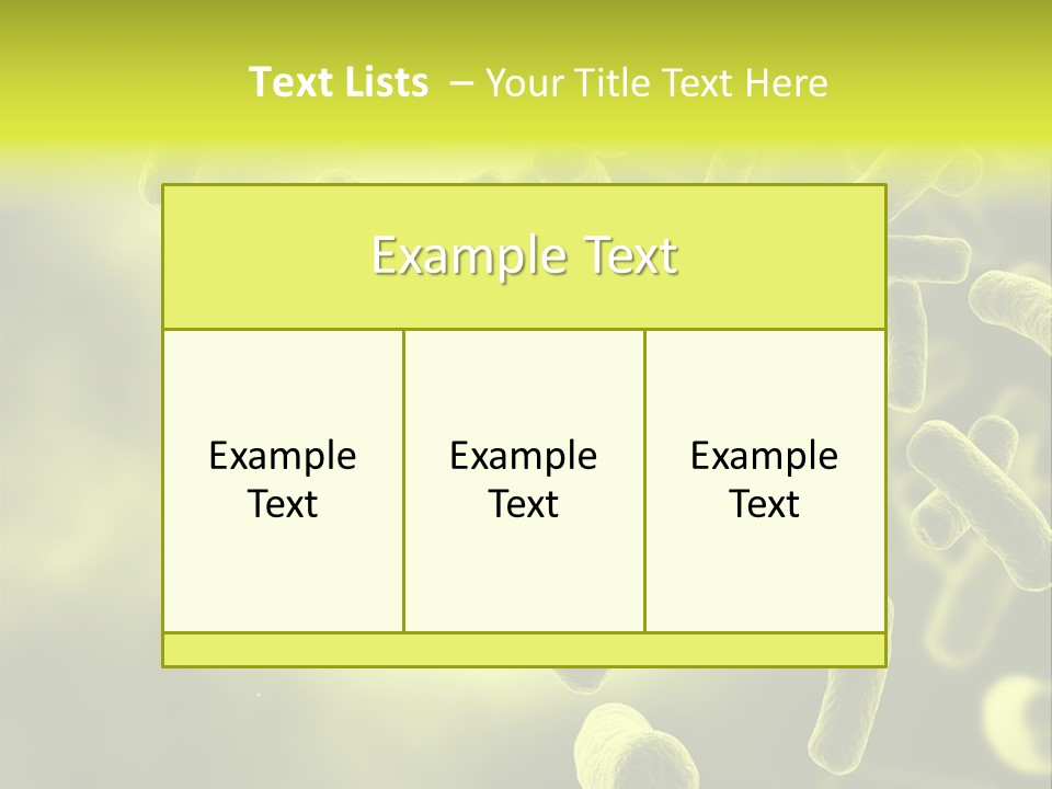 Organism Life Microbiology PowerPoint Template