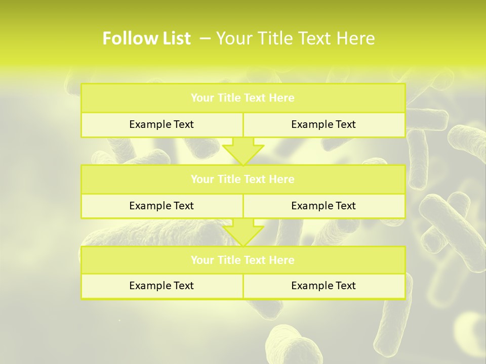 Organism Life Microbiology PowerPoint Template