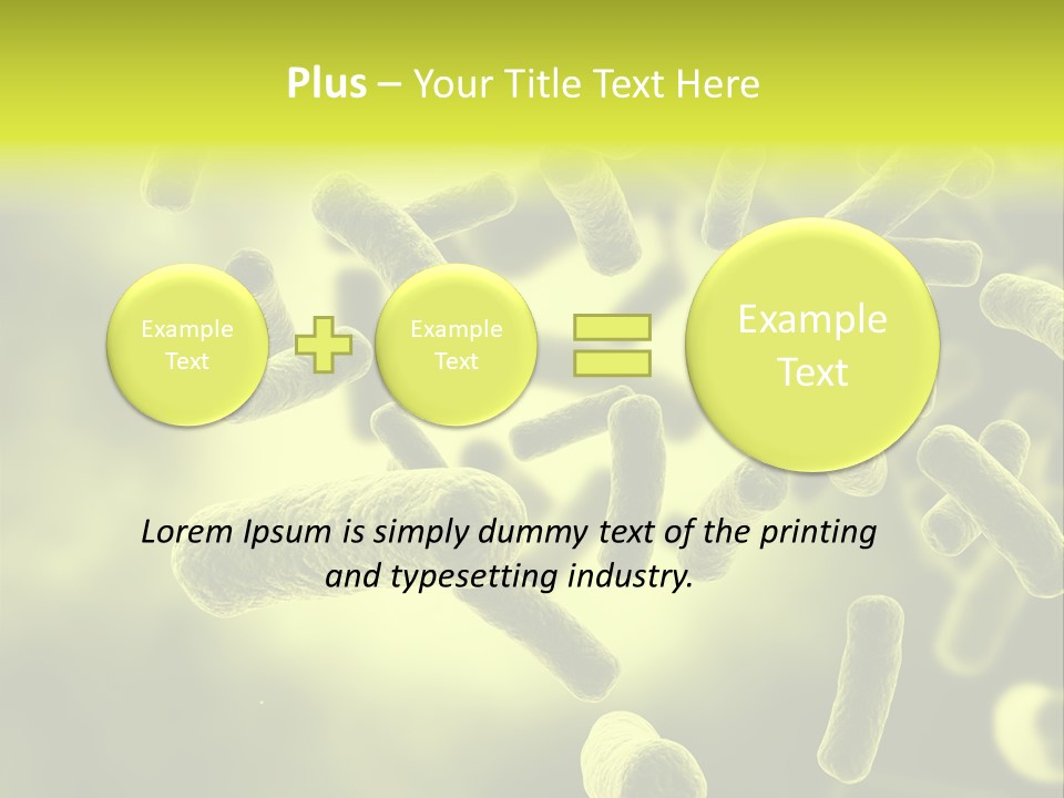 Organism Life Microbiology PowerPoint Template