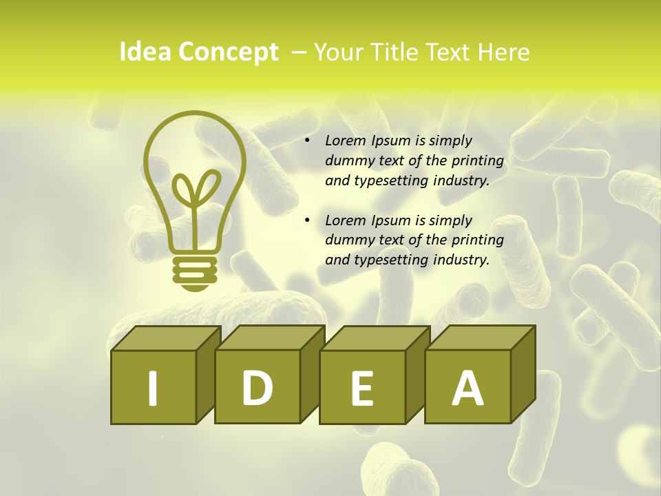 Organism Life Microbiology PowerPoint Template