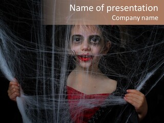 Light Vampire Background PowerPoint Template