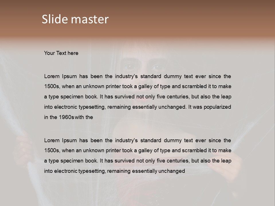 Light Vampire Background PowerPoint Template