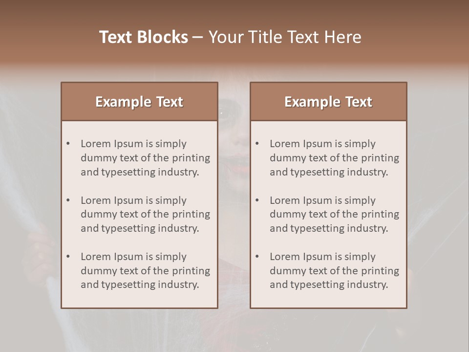 Light Vampire Background PowerPoint Template