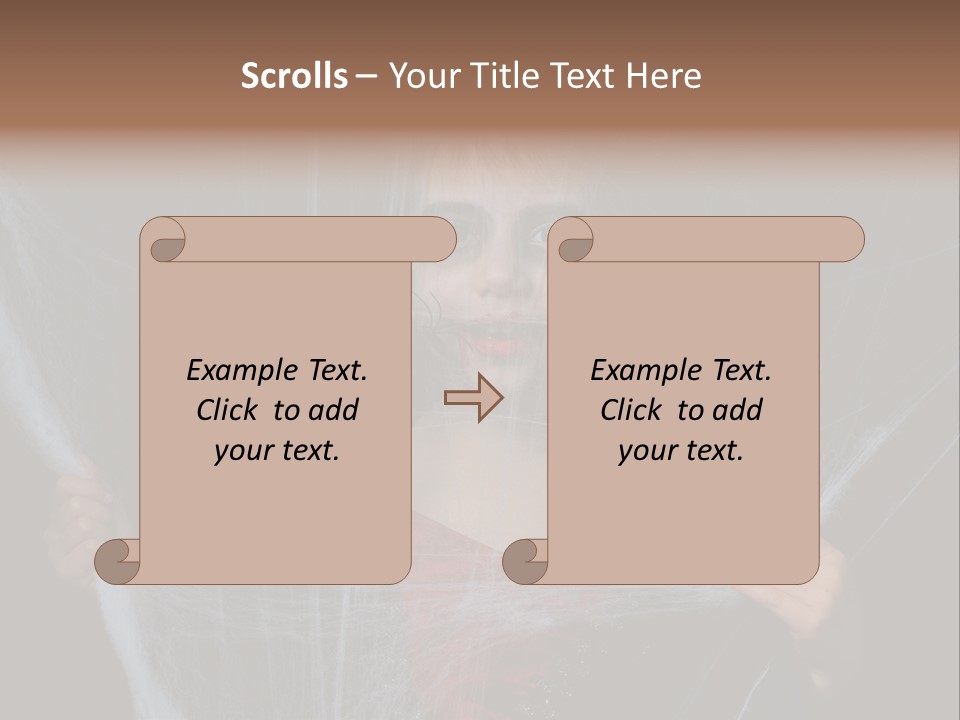 Light Vampire Background PowerPoint Template