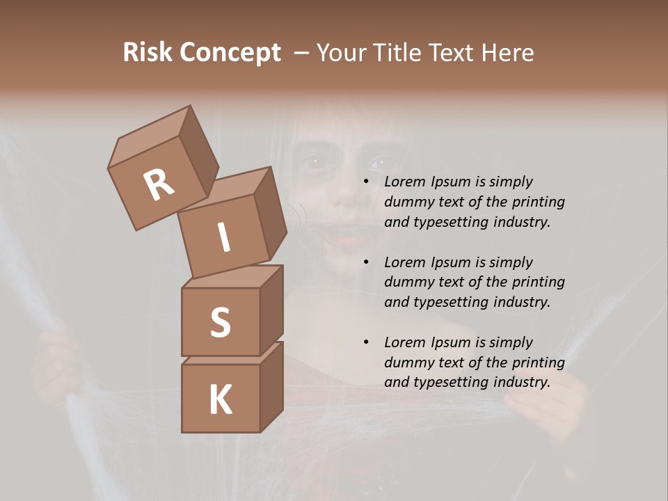 Light Vampire Background PowerPoint Template