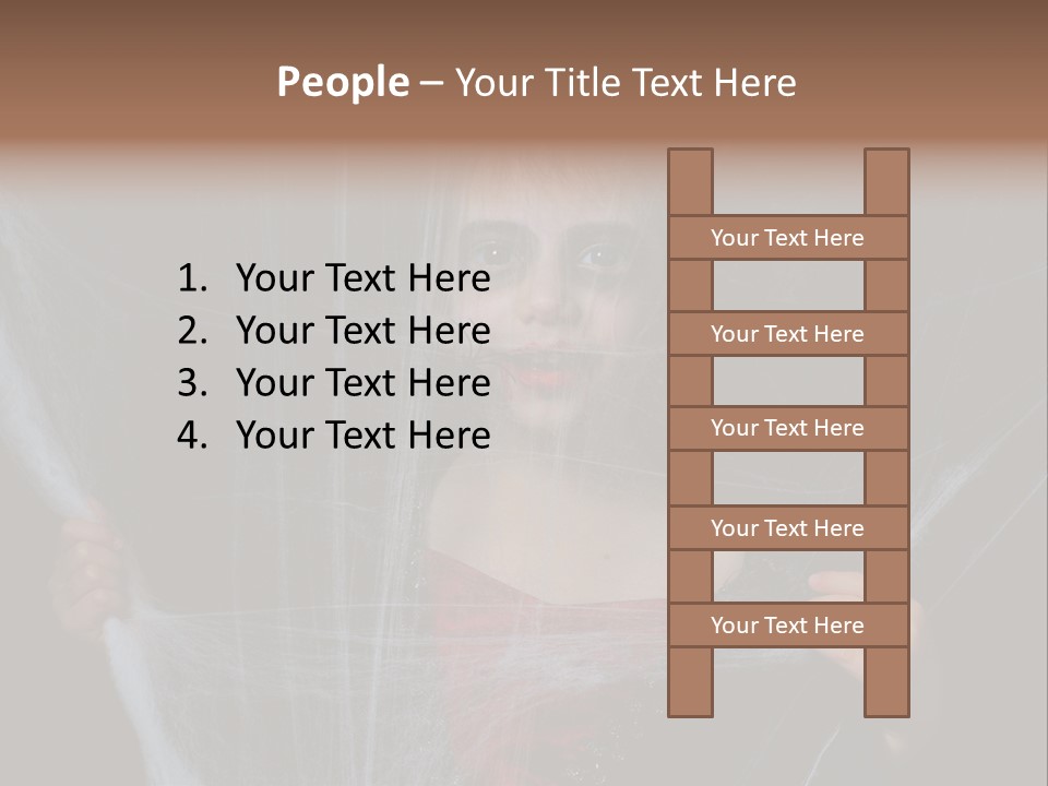 Light Vampire Background PowerPoint Template