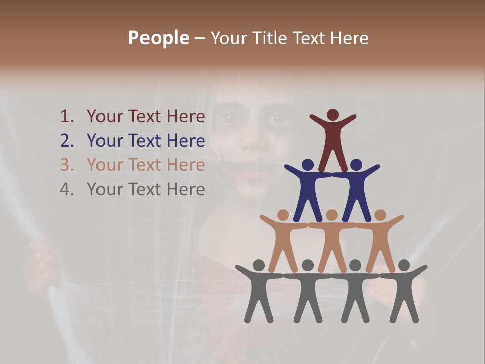 Light Vampire Background PowerPoint Template