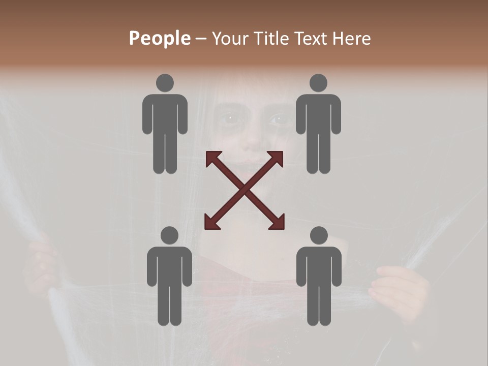 Light Vampire Background PowerPoint Template