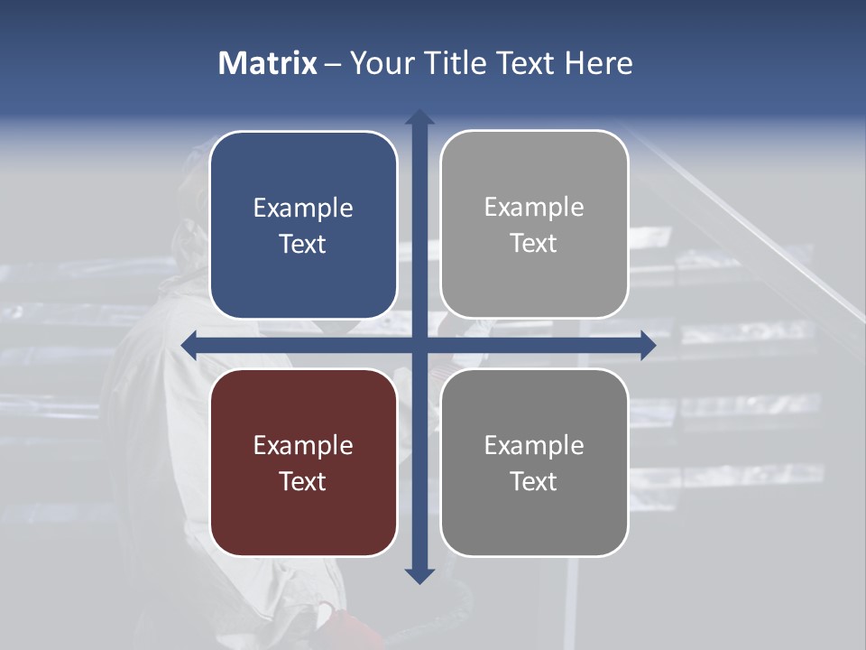 Workwear Worker Gun PowerPoint Template