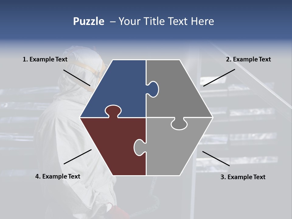 Workwear Worker Gun PowerPoint Template