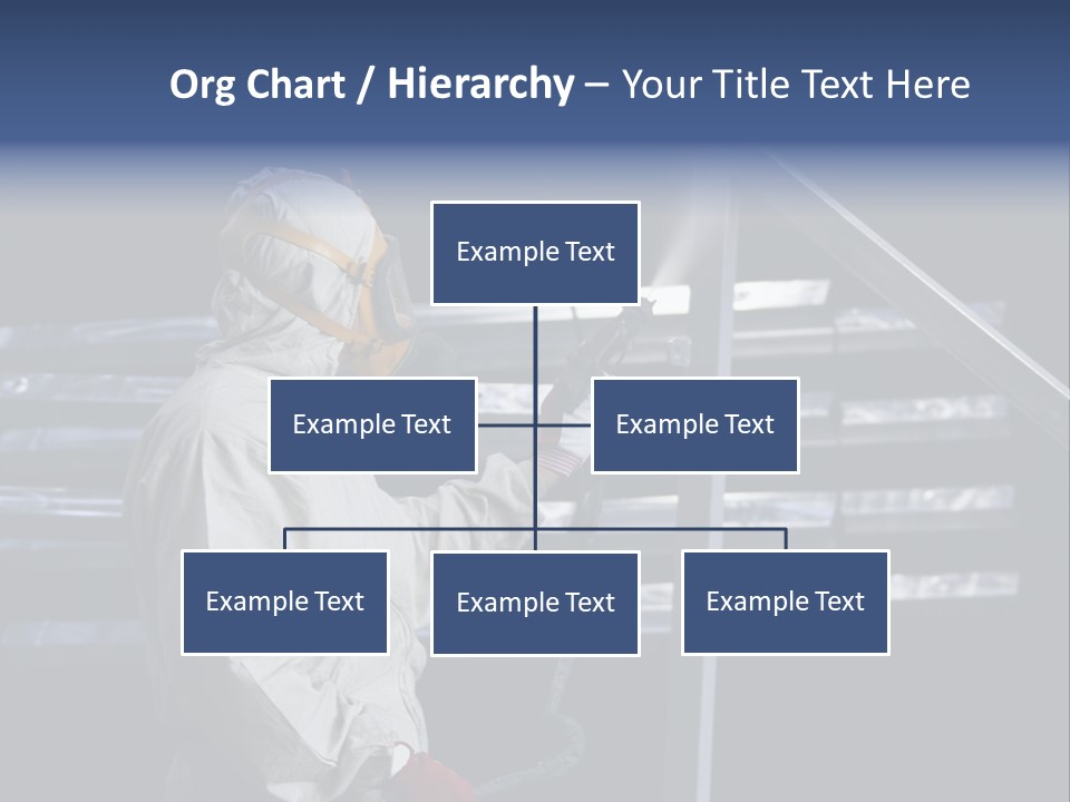Workwear Worker Gun PowerPoint Template