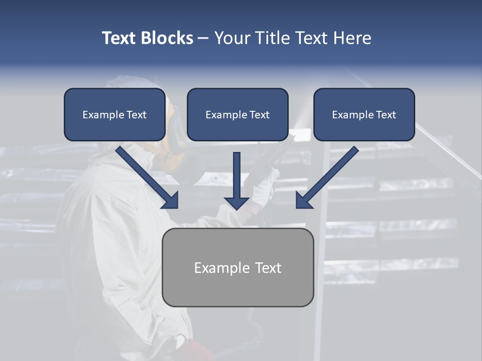 Workwear Worker Gun PowerPoint Template