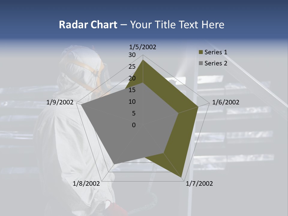 Workwear Worker Gun PowerPoint Template