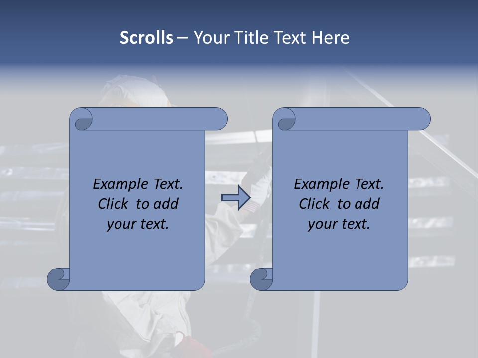 Workwear Worker Gun PowerPoint Template