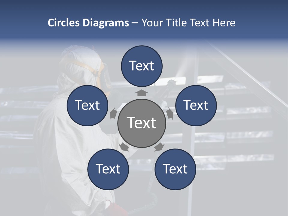 Workwear Worker Gun PowerPoint Template