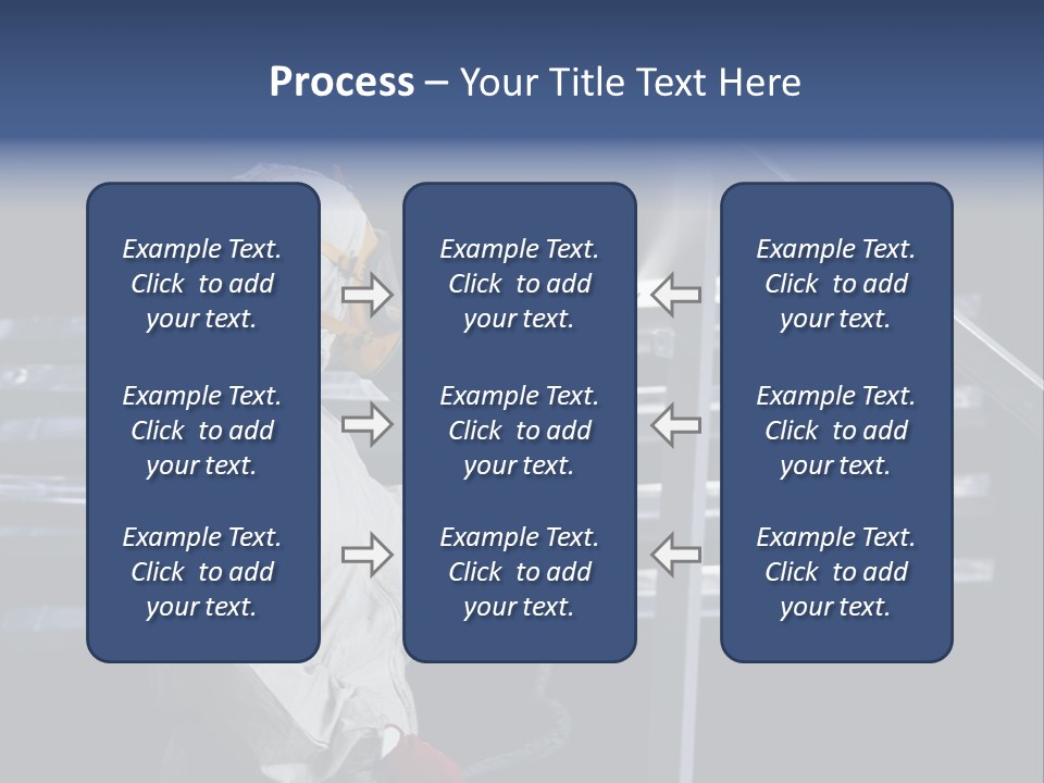 Workwear Worker Gun PowerPoint Template