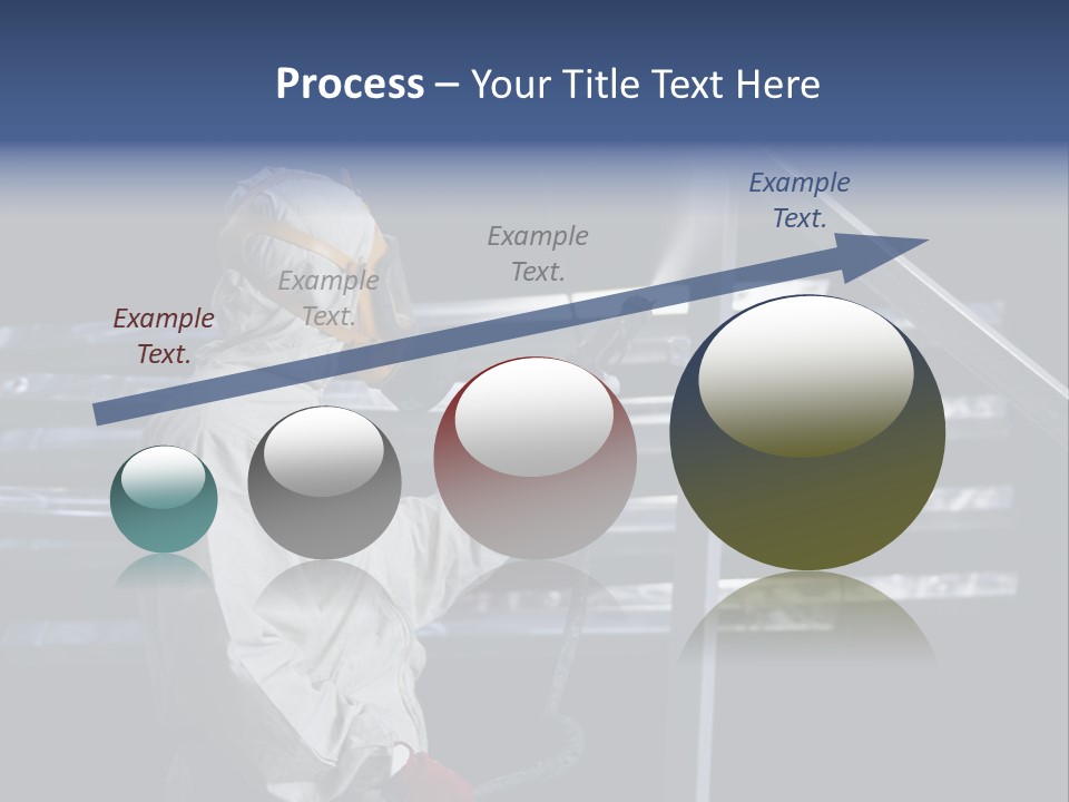 Workwear Worker Gun PowerPoint Template