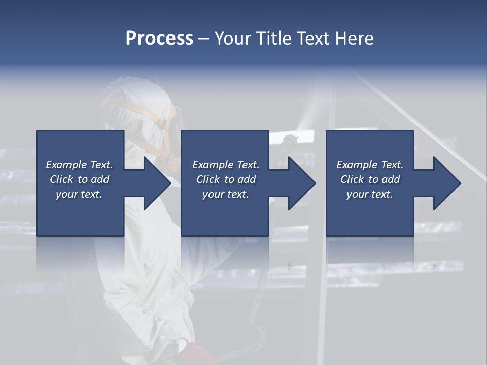 Workwear Worker Gun PowerPoint Template