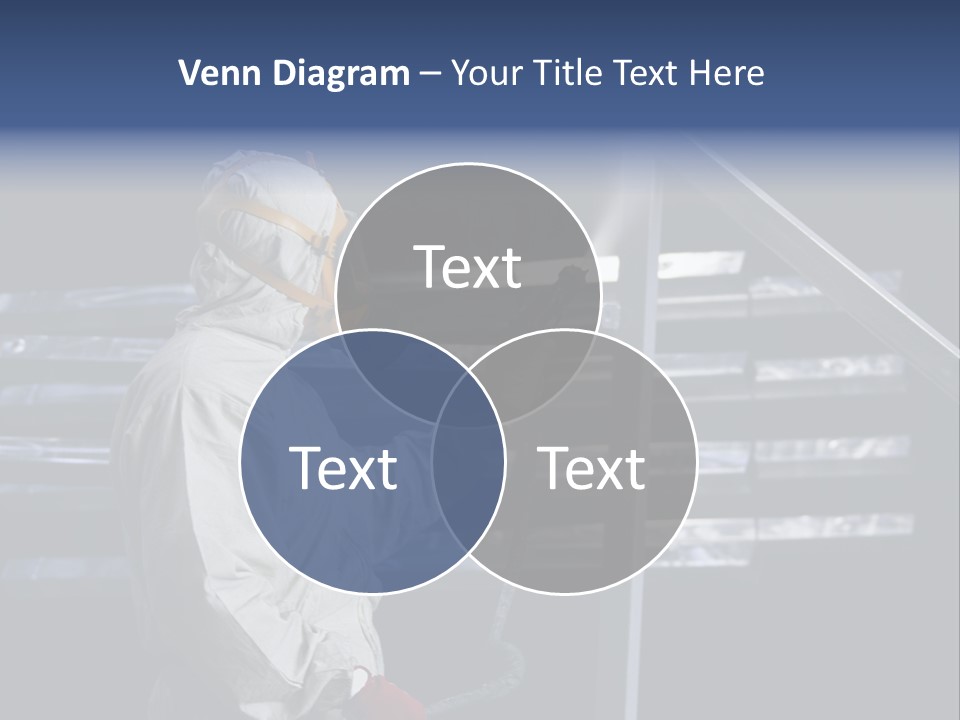 Workwear Worker Gun PowerPoint Template