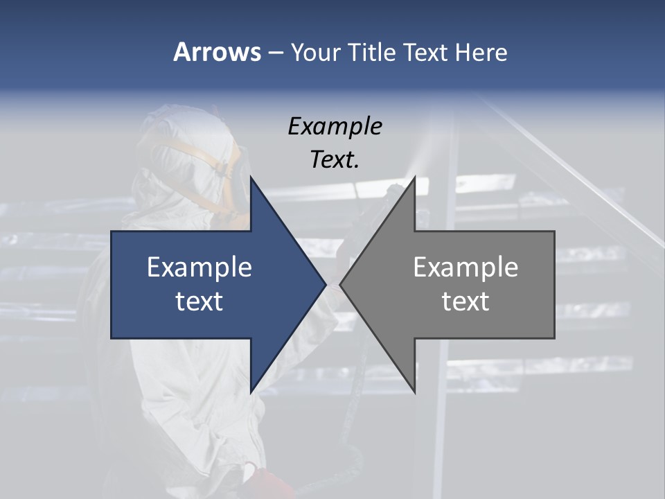 Workwear Worker Gun PowerPoint Template