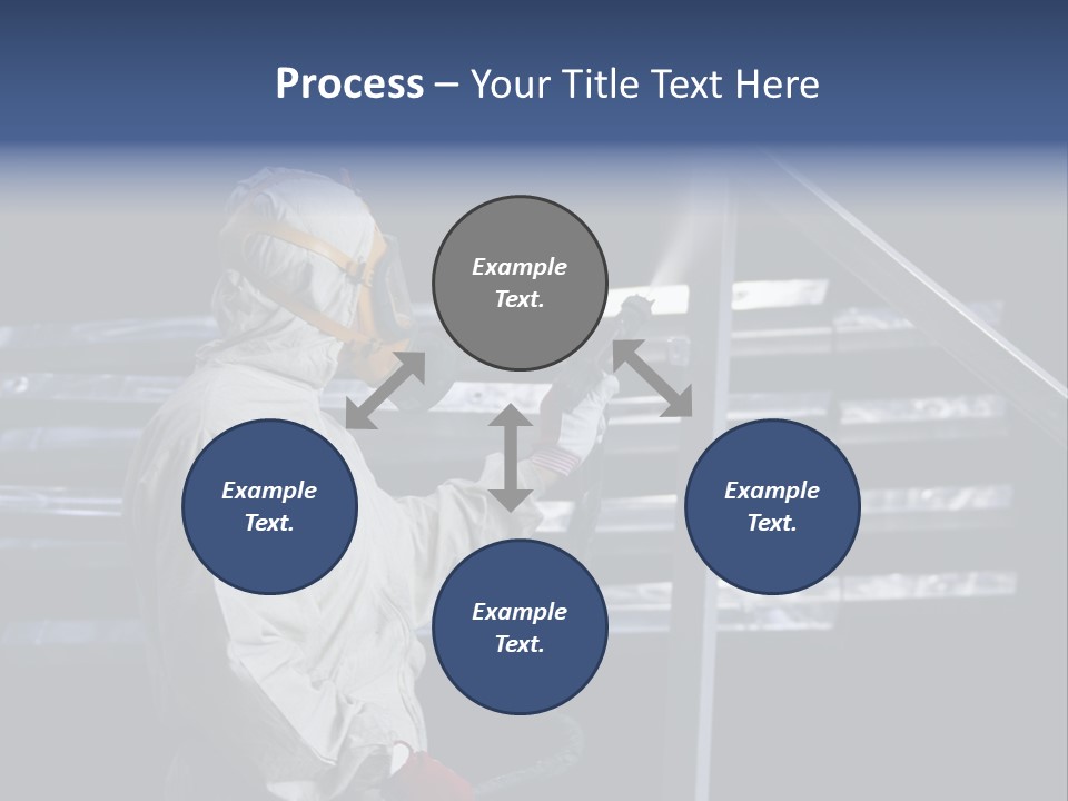 Workwear Worker Gun PowerPoint Template