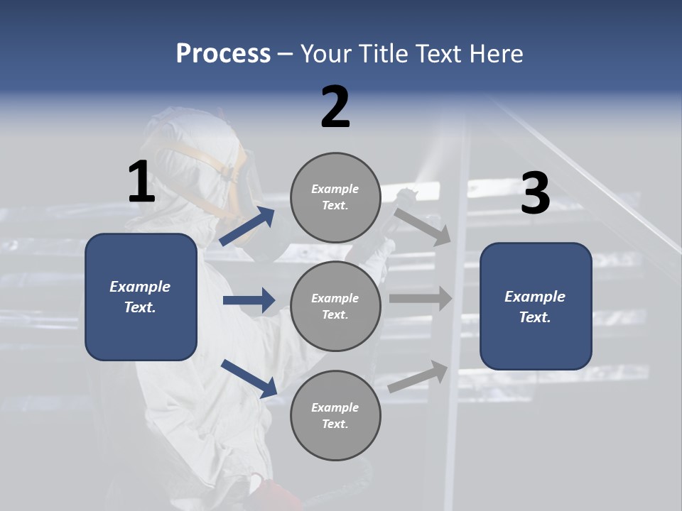Workwear Worker Gun PowerPoint Template