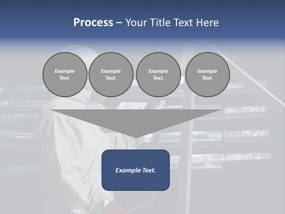 Workwear Worker Gun PowerPoint Template