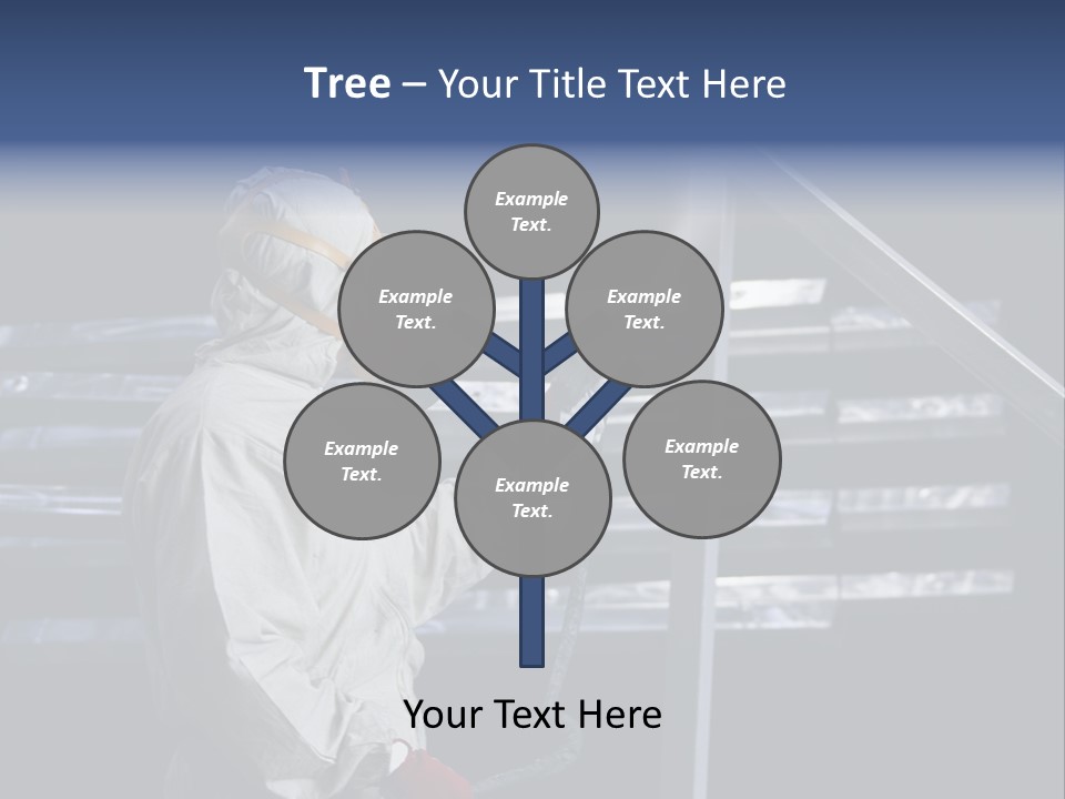 Workwear Worker Gun PowerPoint Template