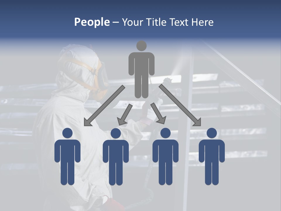 Workwear Worker Gun PowerPoint Template