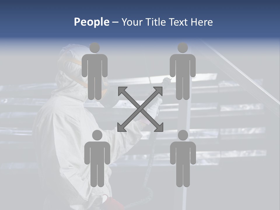 Workwear Worker Gun PowerPoint Template