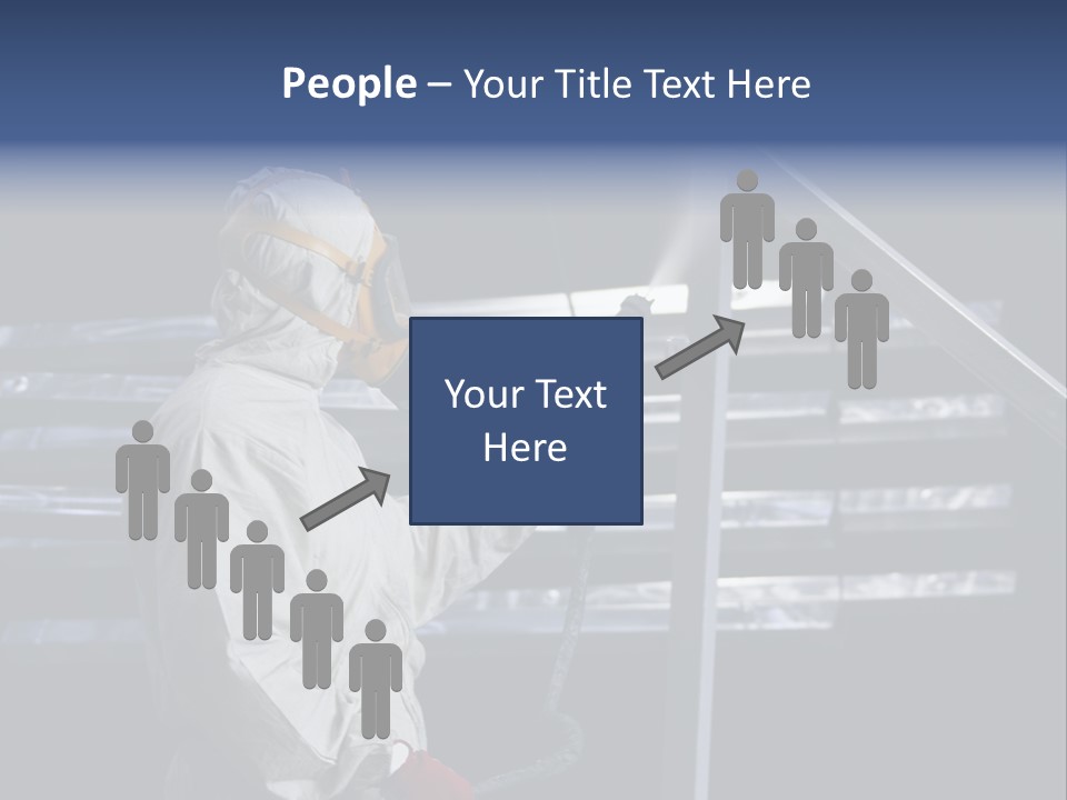 Workwear Worker Gun PowerPoint Template