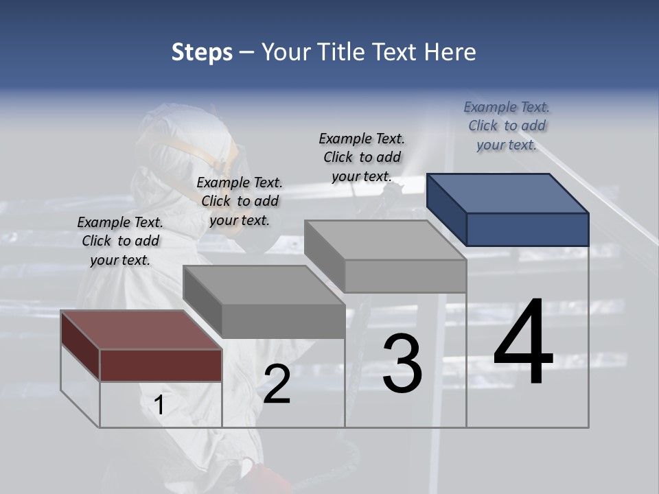 Workwear Worker Gun PowerPoint Template
