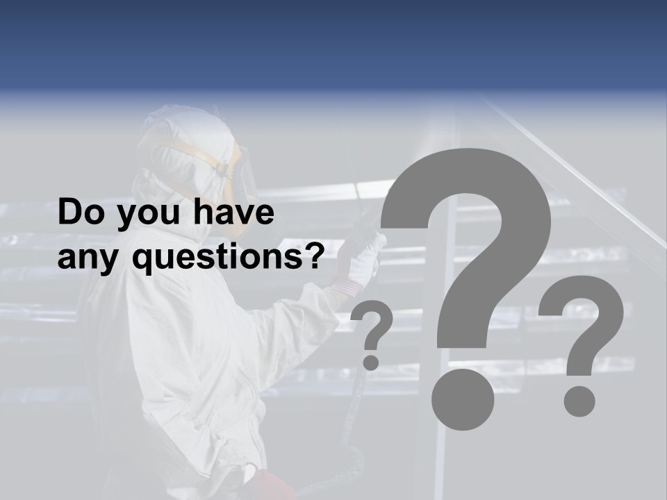 Workwear Worker Gun PowerPoint Template