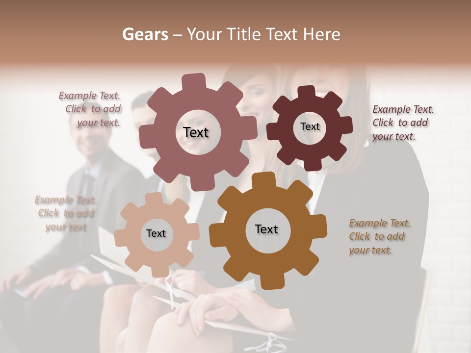 Team Leader Businessman Occupation PowerPoint Template