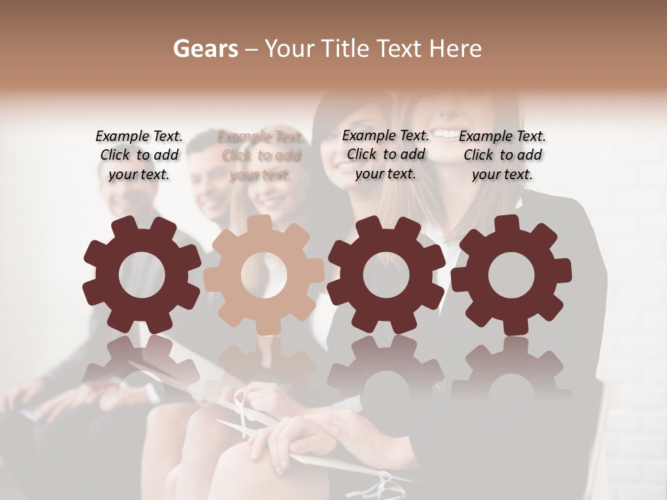 Team Leader Businessman Occupation PowerPoint Template