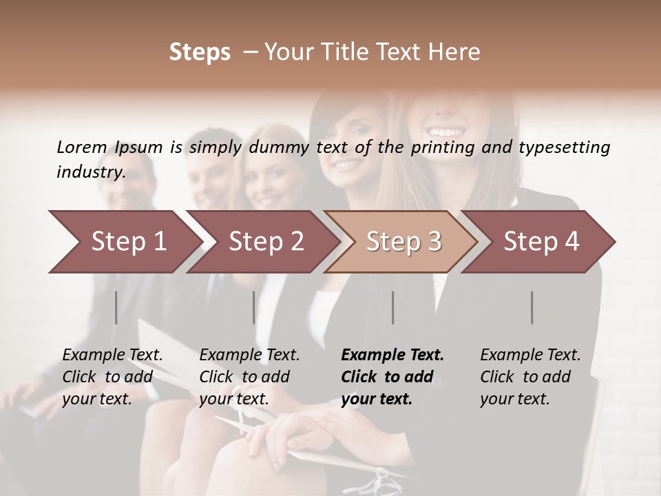 Team Leader Businessman Occupation PowerPoint Template