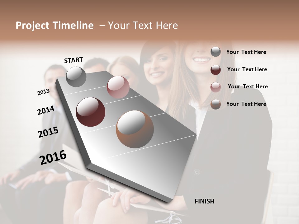 Team Leader Businessman Occupation PowerPoint Template