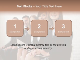 Team Leader Businessman Occupation PowerPoint Template