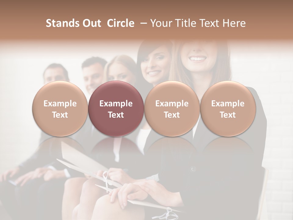Team Leader Businessman Occupation PowerPoint Template