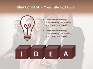 Team Leader Businessman Occupation PowerPoint Template