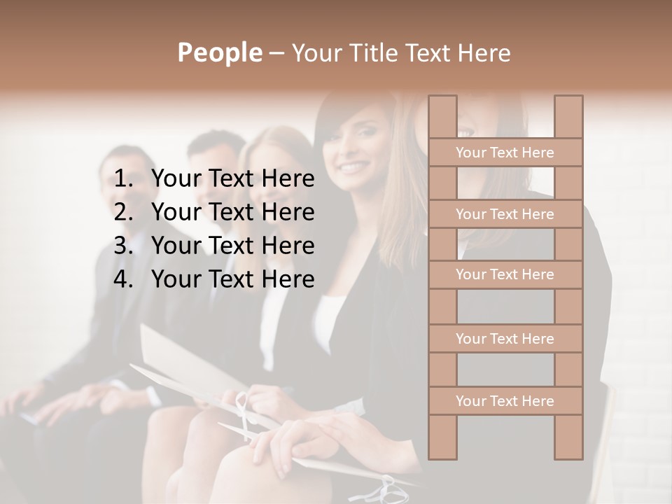 Team Leader Businessman Occupation PowerPoint Template