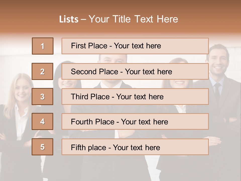 Content Success Formal Wear PowerPoint Template