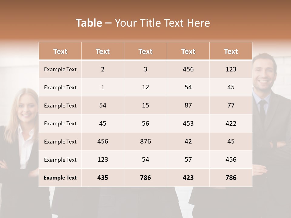 Content Success Formal Wear PowerPoint Template